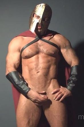 Hot and hairy Spartan muscle stud makes his debut on Mission 4 Muscle. 