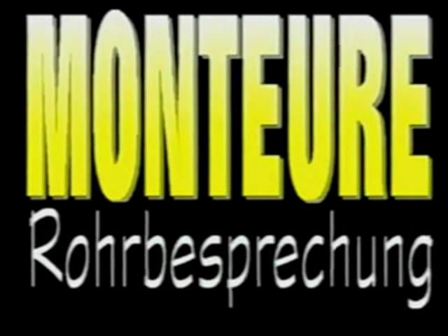Monteure - Rohrbesprechung
